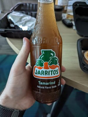 Jarritos beverage at Planta Rebelde in Houston