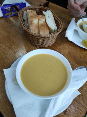 Lentil soup (Mercimek Çorbası) at Tantuni Haus in Cologne