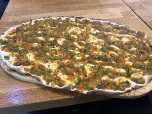 Vegan lahmacun   at Tantuni Haus in Cologne