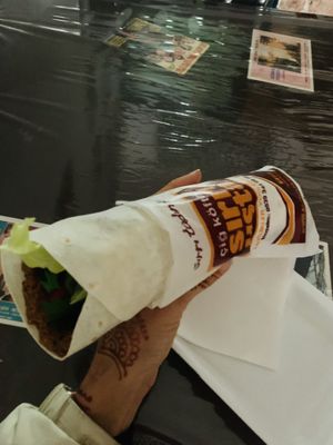 Vegetarian/vegan durum  at Çiğköfteci Sırrı Usta in Istanbul