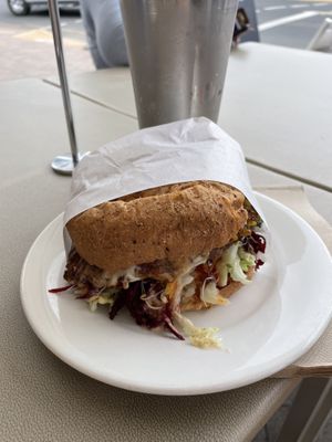   at Pilgrims Vegetarian Cafe in Milton