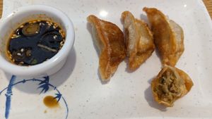 Vegan Gyoza at Keep It Rollin in Rochester
