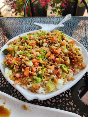 Vegan thrasher plate at Keep It Rollin in Rochester