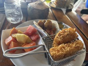 Mixed plate  at Coco Loco in Playa Flamingo