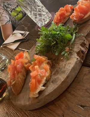 vegan bruschetta   at The Don A Roma in Aurich