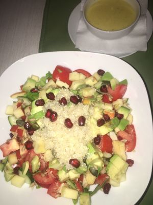 ";delicious salad"; at Barca in Bucharest