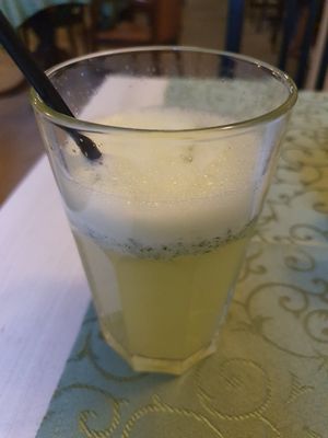 Delicious lemonade at Barca in Bucharest