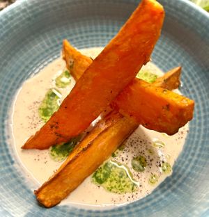 COMTÉ PATATE DOUCE at Adam et Eve Cafe - Restaurant Végétarien in Paris