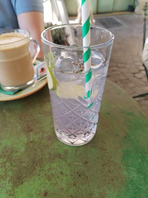 Called in here on walking passed, blistering hot day. The lemonade with lavender was a good thirst quencher. Also had the verge houmous wrap. Also very good. Staff friendly. at Rivarno Café in Florence