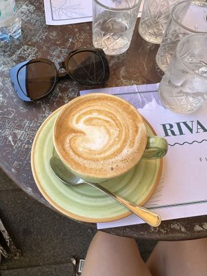Cappuccino with soy milk  at Rivarno Café in Florence