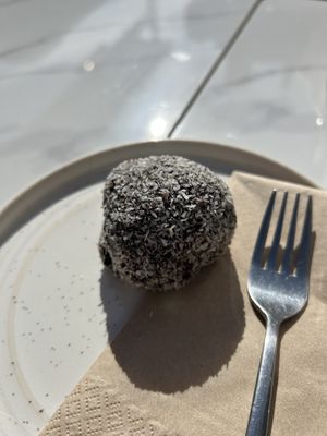 Vegan chocolate ball   at Mjölk in Bath