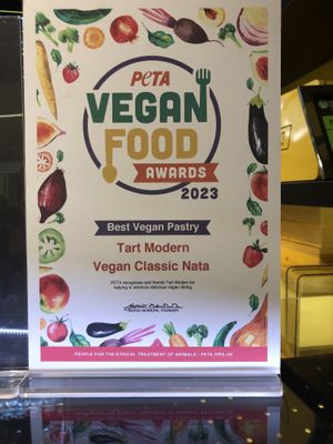 PETA Vegan Food Award Winner! #Veganuary at Tart Modern in North West London