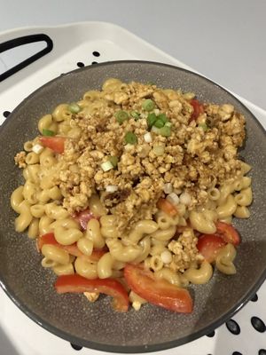 Gochujang Mac & Cheese  at Grubby in East London