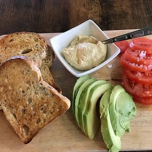 light gluten free lunch at Active Wellness Cafe in Manchester