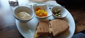 Cheese and pickle panini at Active Wellness Cafe in Manchester