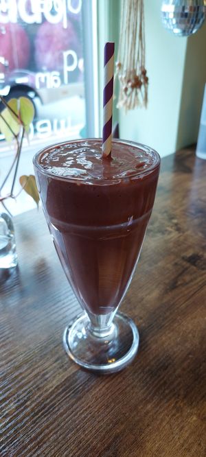 Gaia smoothie at Active Wellness Cafe in Manchester