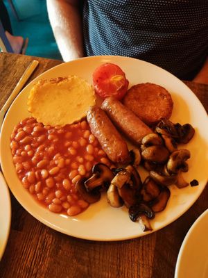 Vegan breakfast at Active Wellness Cafe in Manchester
