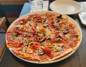 Sausage Flatbread at Rad Radish in San Francisco