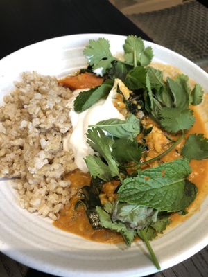 Daal bowl  at Rad Radish in San Francisco