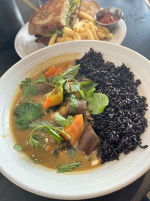 Spicy Curry Bowl- really hearty and well developed flavor  at Rad Radish in San Francisco