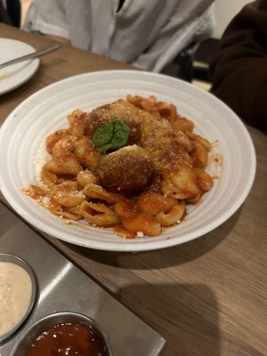 Meatball arabiata   at Rad Radish in San Francisco