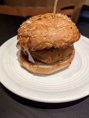 Chicken sandwich at Rad Radish in San Francisco