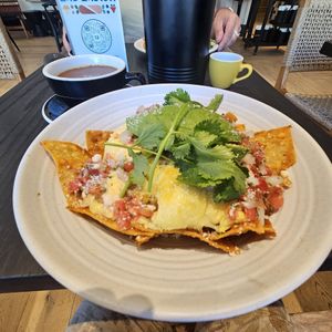 Chilaquiles at Rad Radish in San Francisco