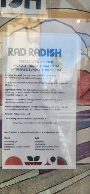  at Rad Radish in San Francisco