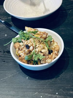 Curried cauliflowerr  at Rad Radish in San Francisco