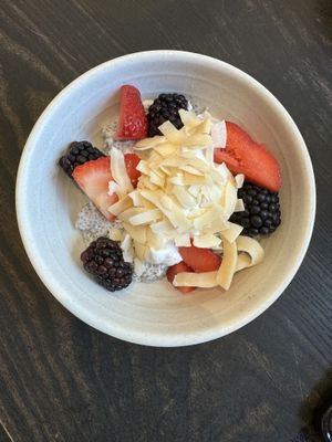 Chia puddingg  at Rad Radish in San Francisco