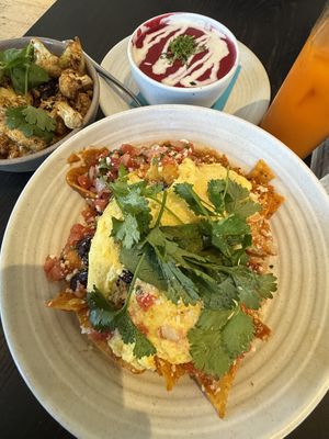 chilaquiles were dope  at Rad Radish in San Francisco