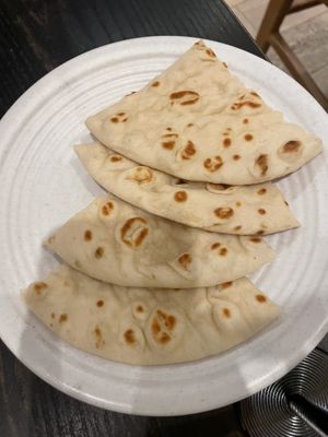 Pita bread   at Rad Radish in San Francisco