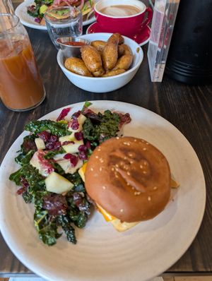 Breakfast sandwich at Rad Radish in San Francisco