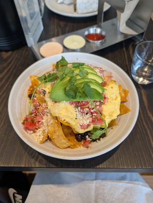 Chilaquiles at Rad Radish in San Francisco