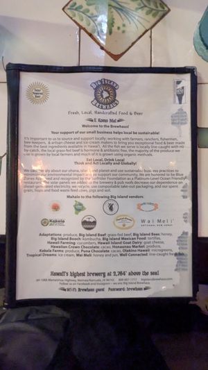  at Big Island Brewhaus in Waimea