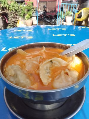 Momo soup at Sabal Khaja Ghar in Kathmandu