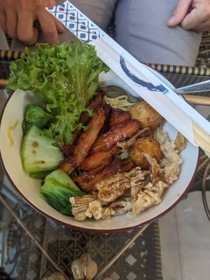 Penang noodle at Baan Ghu Lhao in Trang