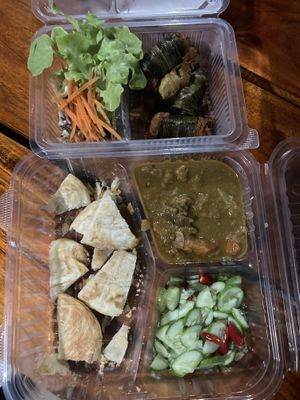 Delicious Masamam curryy  at Baan Ghu Lhao in Trang