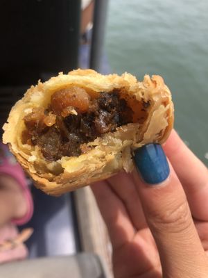 curry puff   at Baan Ghu Lhao in Trang