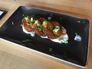 Sweet potato appetizer  at Sunspot in Knoxville