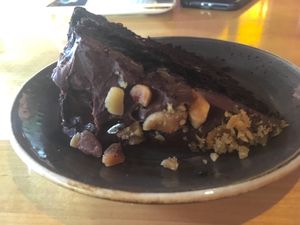 Vegan chocolate cake  at Sunspot in Knoxville