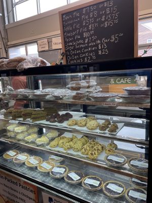 Display, one shelf is not vegan   at Taste Of Supreme in Rochester