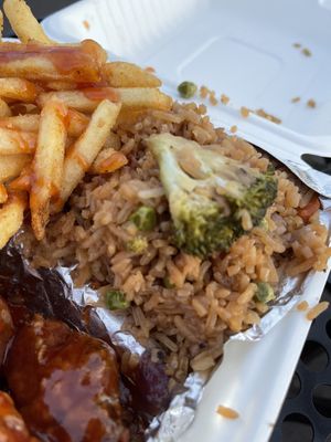 Veggie rice  at Hot Sauce and Pepper in Mesa