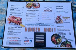 New Menu (2023)  at Taparazzi Restaurant Prerow in Prerow