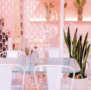 Indoor seating  at Hail Mary in Burleigh Heads