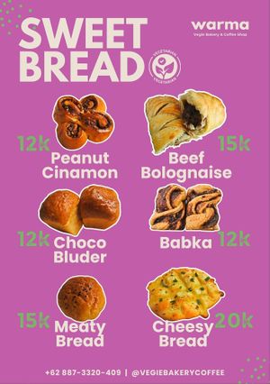 Warma Vegie Bakery Ubud | Food Menu at WARMA - Vegie Bakery & Coffee Shop in Ubud