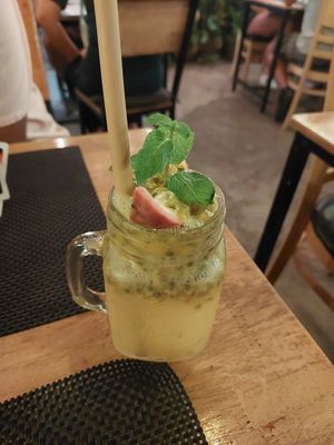 Passionfruit juice  #Veganuary at Sambo in Siem Reap