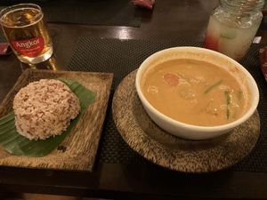 Tofu amok  at Sambo in Siem Reap