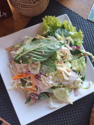 Glass noodles salad at Sambo in Siem Reap