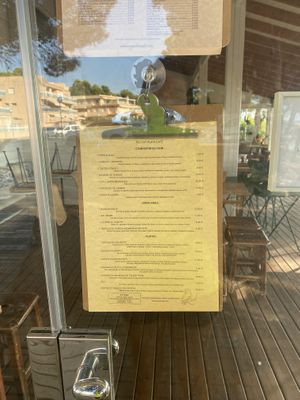 Menú  at Rosarito Cafe in L Hospitalet De L Infant